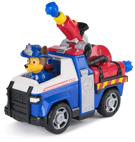 PAW Patrol Fire Rescue - Chases Rettungsfahrzeug mit Geschoss-Abwurf und Chase Hundefigur, Spielzeug für Kinder ab 3 Jahren PAW Patrol Fire Rescue - Chases Rettungsfahrzeug mit Geschoss-Abwurf und Chase Hundefigur, Spielzeug für Kinder ab 3 Jahren von PAW Patrol