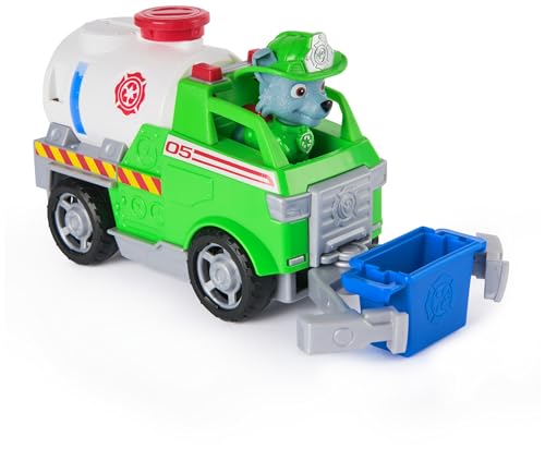 PAW Patrol Fire Rescue - Rockys Tanklaster mit Greiferklaue und Behälter sowie Rocky Hundefigur, Spielzeug für Kinder ab 3 Jahren PAW Patrol Fire Rescue - Rockys Tanklaster mit Greiferklaue und Behälter sowie Rocky Hundefigur, Spielzeug für Kinder ab 3 Jahren von PAW Patrol