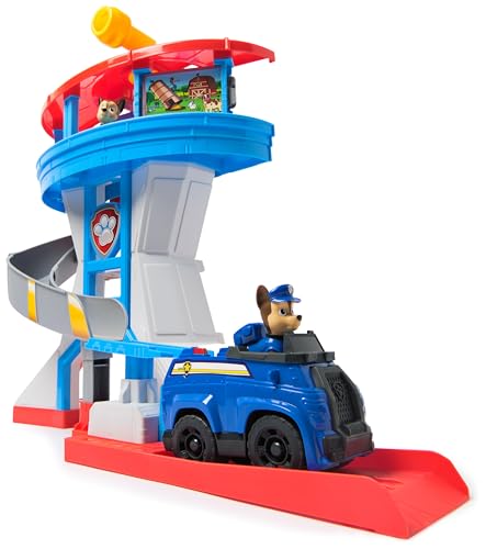 PAW Patrol - Lookout Tower, über 50 cm hoch, Hauptquartier Spielset mit 1 Basis Polizei-Fahrzeug, 2 Chase Figuren und Zubehör, geeignet für Kinder ab 3 Jahren PAW Patrol - Lookout Tower, über 50 cm hoch, Hauptquartier Spielset mit 1 Basis Polizei-Fahrzeug, 2 Chase Figuren und Zubehör, geeignet für Kinder ab 3 Jahren von PAW Patrol