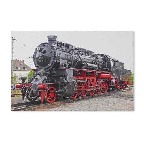 1000 Stück Puzzle,Dampflokomotive,Erwachsene Kinder Papier Spielzeug Lernspiel(38x26cm)-Y3 von PAWCA