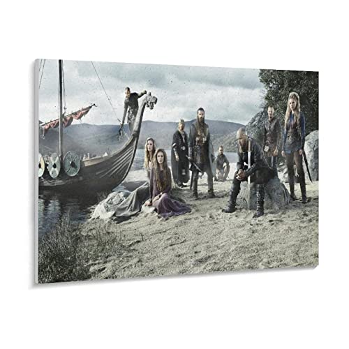 1000 Stück Puzzle Viking Legend Poster Erwachsene Kinder Holzpuzzle Spielzeug Lernspiel（75x50cm） von PAWCA