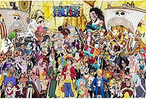 Einteiliges 1000-teiliges Kunstpuzzle – 1000-teiliges Puzzle für Erwachsene, 1000 Anime-Charaktere, Lernspielzeug, DIY-Geschenk, lustiges Spiel. 75 x 50 cm von PAWCA
