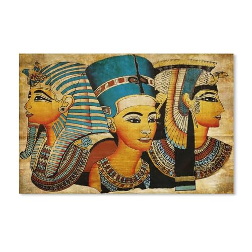 Frauen aus dem Alten Ägypten,1000 Teile Puzzle Erwachsene Dekompressionsspielzeug Erwachsene Ideales Pädagogisches Puzzle Erwachsene Spiele Geschenk(75x50cm)-Y8 von PAWCA