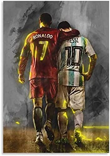 Holzpuzzle 1000 Teile Ronaldo und Messi Fußballpuzzle Lernspielzeug für Erwachsene Geburtstagsgeschenk.75 * 50cm Holzpuzzle 1000 Teile Ronaldo und Messi Fußballpuzzle Lernspielzeug für Erwachsene Geburtstagsgeschenk.75 * 50cm von PAWCA