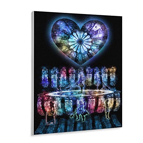 PAWCA Anime Puzzle 1000 Stück Cartoon Kingdom Hearts III Wandbild Dekor Einzigartiges Geschenk (38x26cm) für Erwachsene und Kinder ab 8 Jahren von PAWCA