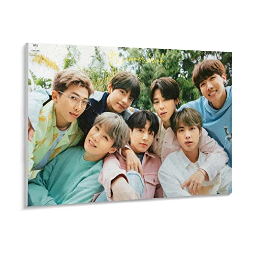 PAWCA Puzzle 1000 Teile BTS-Plakat, Jungkook, rm, v, Jimin, jin, suga, j-Hoffnung dekorative Malerei Puzzle 1000 Teile Tiere Geschicklichkeitsspiel für die ganze Familie, farbenfroh(38X26cm) von PAWCA