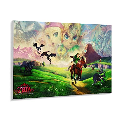 Puzzle 1000 Teile Die Legende von Zelda Decoration Picture Game Character Painting Puzzle 1000 Teile er Erwachsene Pädagogisches intellektuelles Dekomprimieren（38x26cm von PAWCA