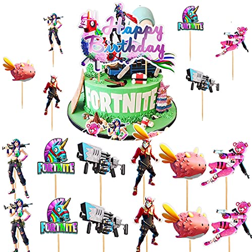 Geburtstag Tortendeko Cake Topper, Video Gaming Spiel Thema Cupcake Toppers, Kuchendekoration für Videospiele, Happy Birthday Kuchen Dekoration Spiel Partei Liefert,13pcst, Geburtstag Tortendeko Cake Topper, Video Gaming Spiel Thema Cupcake Toppers, Kuchendekoration für Videospiele, Happy Birthday Kuchen Dekoration Spiel Partei Liefert,13pcst, von Doyomtoy