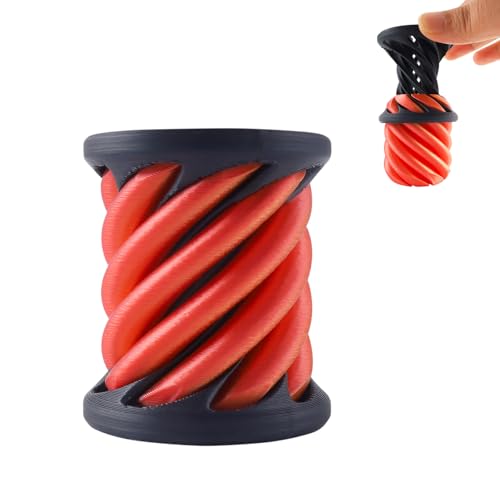 PAYFULLY Impossible Pyramid Passthrough Sculpture, Spiral Fidget Toy, Unmögliche Durchgang Pyramide Skulptur, Stressabbau Fingerspiele für Erwachsene und Kinder von PAYFULLY