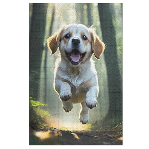 1000-teiliges Puzzle Für Erwachsene, Hund -Puzzle, Dekompressionsspiel, Spielzeugpuzzles, Geburtstagsgeschenke （78×53cm） von PAZZK