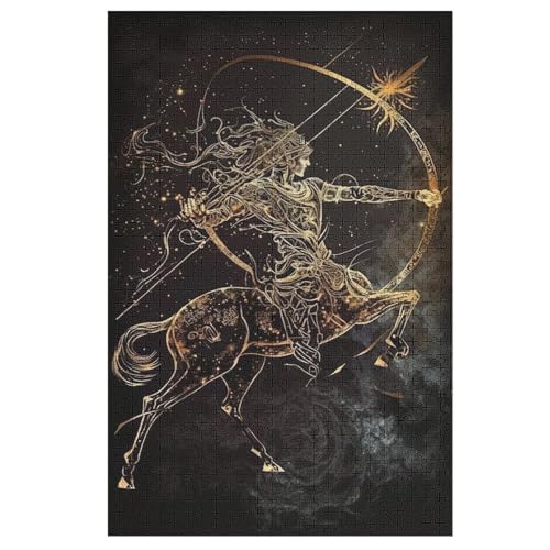 Puzzles Für Erwachsene, Schütze Puzzle, 1000 Teile, Kreatives Puzzle, Geistiges Spielzeug, Kinder, Montagespiele （78×53cm） von PAZZK