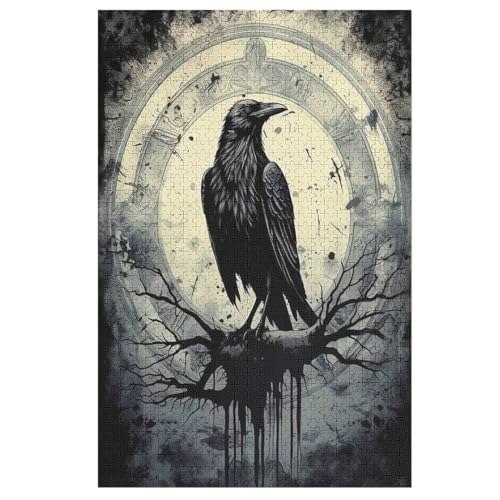 PAZZK Wikinger-Mythos 1000-Teile Holzpuzzle, Puzzle für Erwachsene und Kinder ab 12 Jahren, Unisex, 78x53cm, 1 Stück von PAZZK