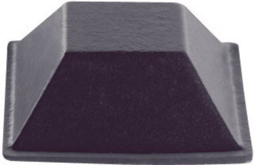 PB Fastener BS-19-BK-R-7 Gerätefuß selbstklebend, quadratisch Schwarz (B x H) 20.6mm x 7.6mm 7St. von PB Fastener