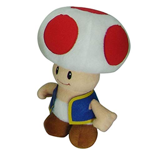 PBM Express Super Mario Brothers Plüsch Toad 24cm, bunt von Little Buddy