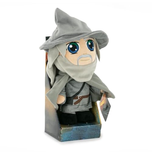 Play by Play The Lord of The Rings - Der Herr der Ringe 28cm Aragorn Frodo Gandalf Gollum Legolas Collector's Edition Plüsch - Super Soft Qualität (Mit Box Präsentation, Gandalf) von Play by Play