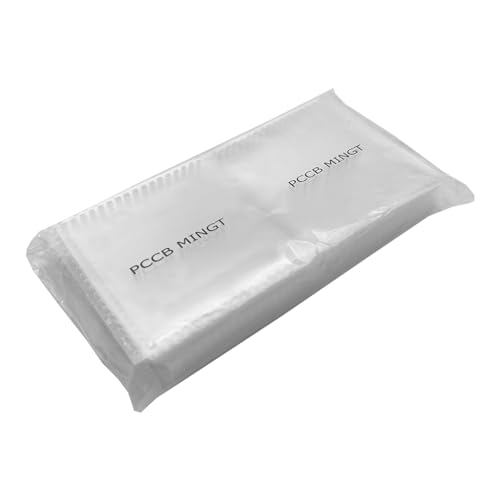 PCCB MINGT 50 Stück 2.5" x 2.5" (6,3cm x 6,3cm) Doppeltaschen Klare Nicht-PVC-Münzflips PET Vinyl Sicher Langzeitaufbewahrung Schutzhüllen für Münz- und Briefmarkensammlung PCCB MINGT 50 Stück 2.5" x 2.5" (6,3cm x 6,3cm) Doppeltaschen Klare Nicht-PVC-Münzflips PET Vinyl Sicher Langzeitaufbewahrung Schutzhüllen für Münz- und Briefmarkensammlung von PCCB MINGT
