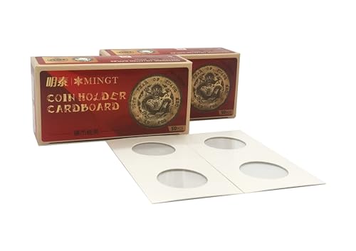 PCCB MINGT 100 Stück 27,5MM Weiße Karton Münzhalter Schutzhüllen Display Aufbewahrung Münzflip Karten 2x2 Für Münzsammeln und Zubehör PCCB MINGT 100 Stück 27,5MM Weiße Karton Münzhalter Schutzhüllen Display Aufbewahrung Münzflip Karten 2x2 Für Münzsammeln und Zubehör von PCCB MINGT