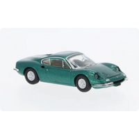 PCX87 0635 1:87 / H0 Ferrari Dino 246 GT metallic grün, 1969 von PCX87