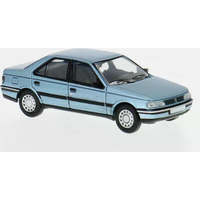 PCX87 0746 1:87 Peugeot 405 hellblau 1987 von PCX87