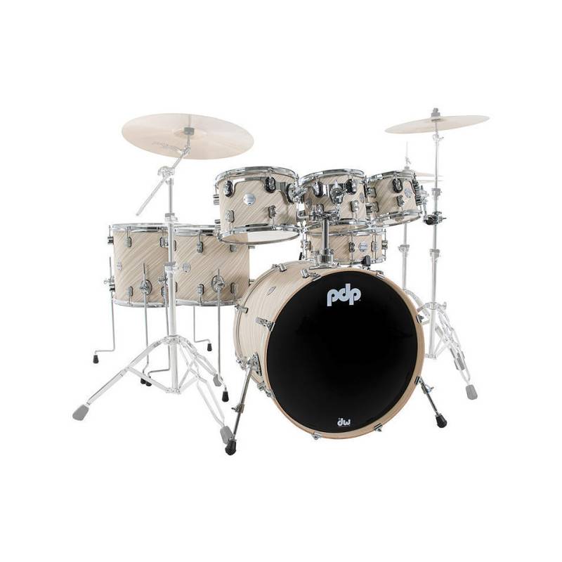pdp Concept Maple CM7 Twisted Ivory Shellset Schlagzeug von PDP