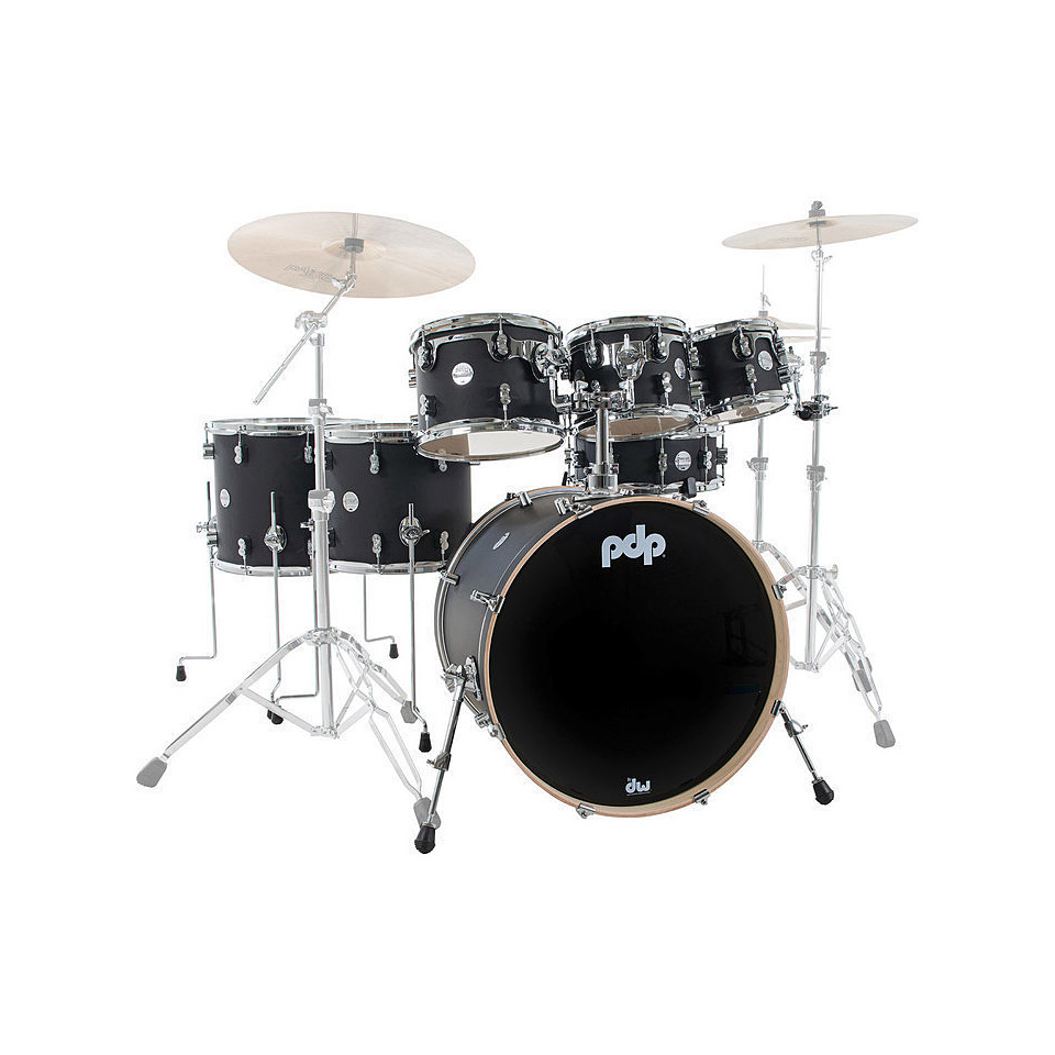 pdp Concept Maple CM7 Satin Black Shellset Schlagzeug pdp Concept Maple CM7 Satin Black Shellset Schlagzeug von PDP