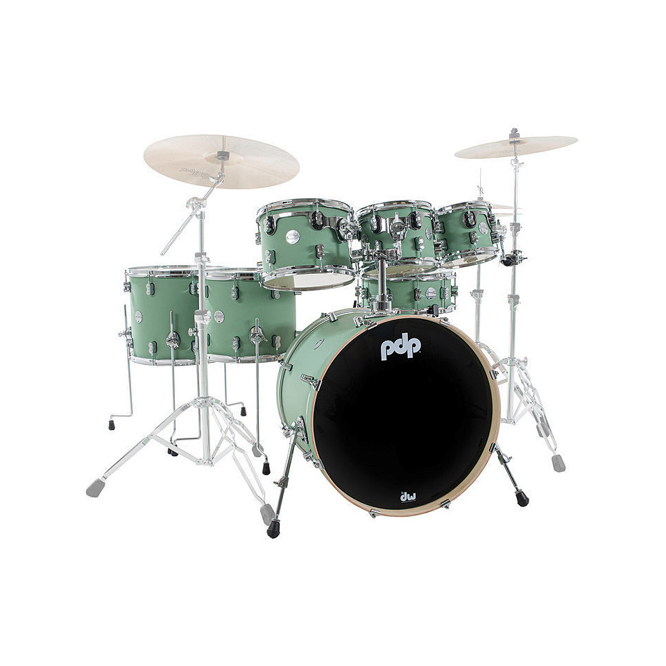 pdp Concept Maple CM7 Satin Seafoam Shellset Schlagzeug pdp Concept Maple CM7 Satin Seafoam Shellset Schlagzeug von PDP