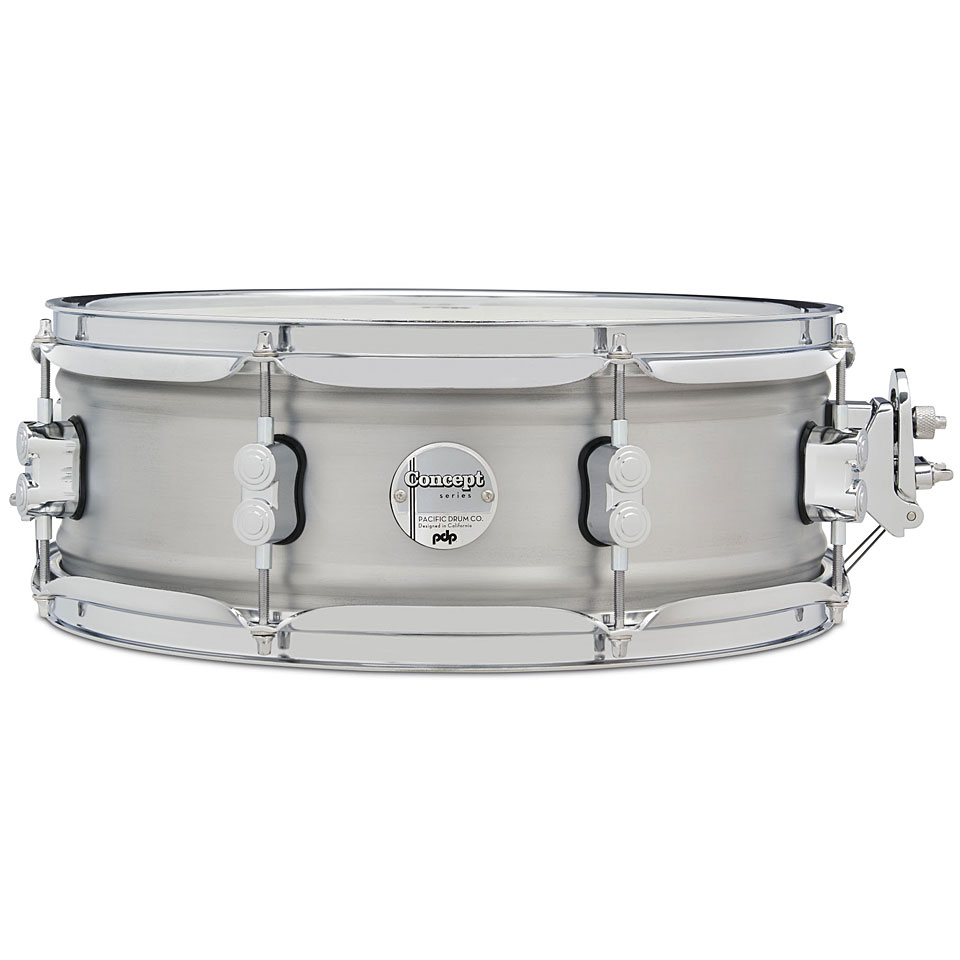 pdp Concept Metal 14" x 5" Natural Satin Brushed Aluminium Snare Drum von PDP