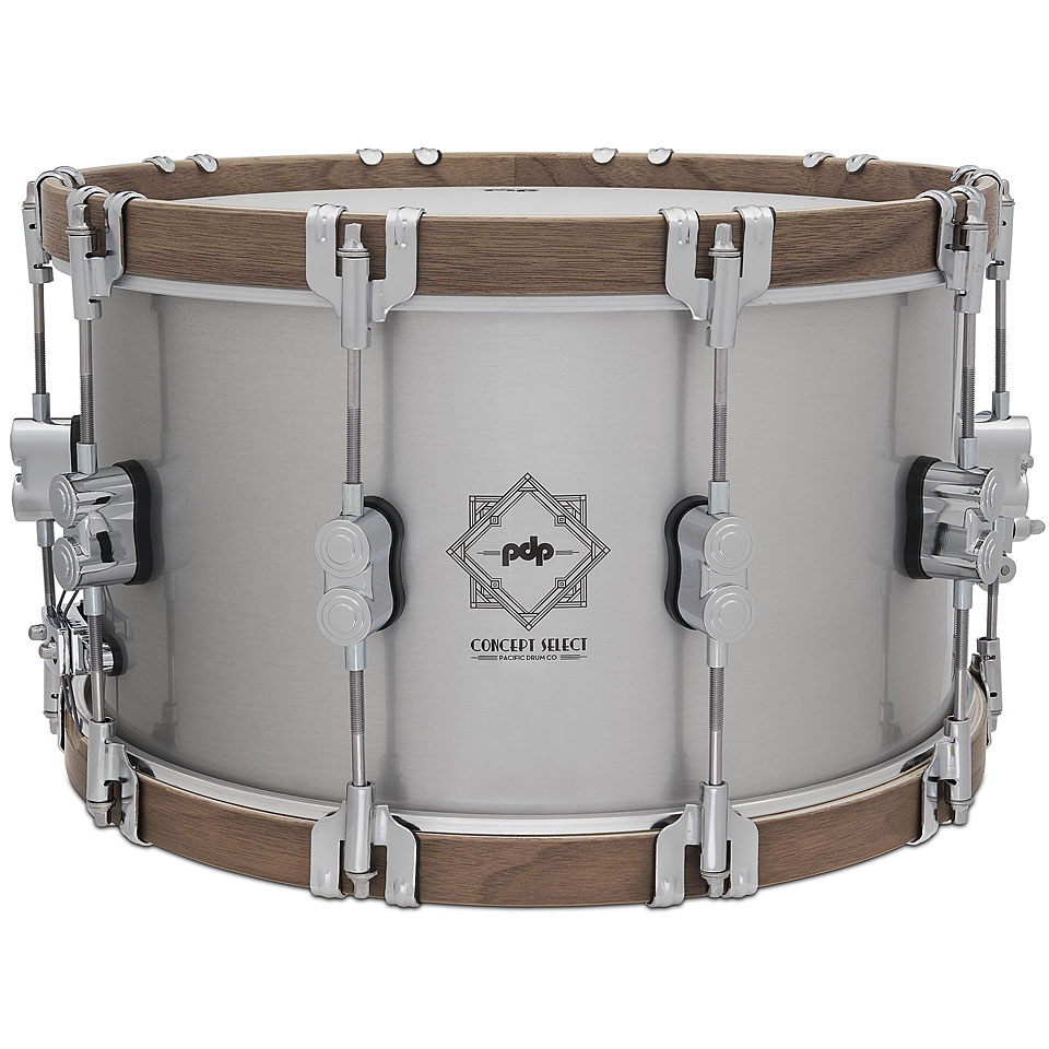 pdp Concept Select 14" x 8" Seamless Aluminium Snare Drum with Walnut von PDP