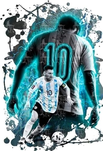 PDSYUCHEN 1000 Stück - Difficult Puzzle - Football Player 10 Poster - Spiele Zur Stressreduzierung Für Die Ganze Familie - Personalisiertes Challenge-Spielzeug Für Erwachsene Gifts - Jw41Th von PDSYUCHEN