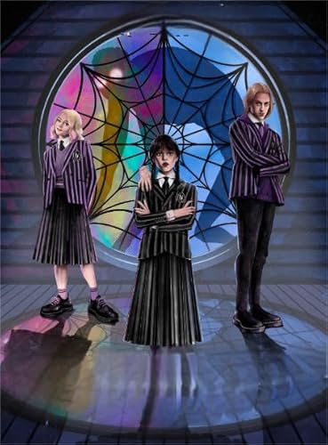 PDSYUCHEN 1000 Stück Puzzle - Difficult Puzzle - Classic Horror Movie Wednesdays Poster - Personalisiertes Challenge-Spielzeug Für Erwachsene Gifts - Jw151Th von PDSYUCHEN