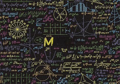PDSYUCHEN 1000 Stück Puzzles - Difficult Puzzle - Maths Formulass Fun Poster - Gedächtnis-Erkennungs Spiel - Stressabbau-Spiel Für Erwachsene, Kunstbild - Jw87Th von PDSYUCHEN