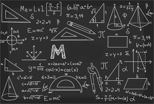PDSYUCHEN 1000 Stück Puzzles - Difficult Puzzle - Maths Formulass Fun Poster - Gedächtnis-Erkennungs Spiel - Stressabbau-Spiel Für Erwachsene, Kunstbild - Jw88Th von PDSYUCHEN