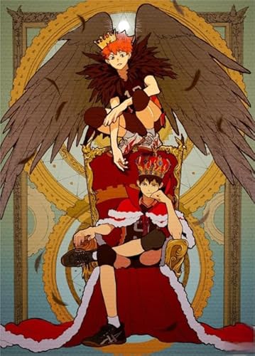 PDSYUCHEN 1000 Teile ，Bunt Puzzles ，Bilder ，Gifts ，Haikyuu!! Classic Japanese Animes Poster ，Personalisierte Heraus for Derungs -Spielzeuge Für Erwachsene - Tz512Kj von PDSYUCHEN
