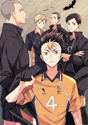 PDSYUCHEN 1000 Teile ，Bunt Puzzles ，Bilder ，Gifts ，Haikyuu!! Classic Japanese Animes Poster ，Personalisierte Heraus for Derungs -Spielzeuge Für Erwachsene - Tz513Kj von PDSYUCHEN