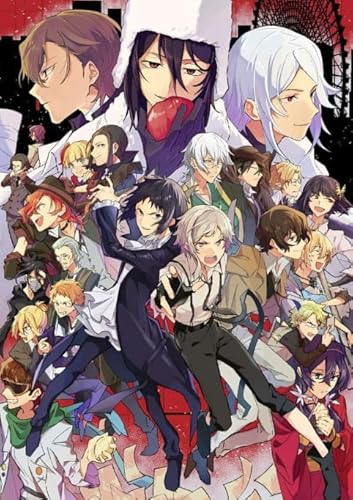 PDSYUCHEN 1000 Teile ，Bunt Puzzles ，Bilder ，Japanese Animes Bungos Dogs Nakajima Atsushi Poster ，Personalisierte Heraus for Derungs -Spielzeuge Für Erwachsene - Tz579Kj von PDSYUCHEN