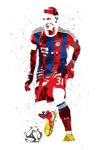 PDSYUCHEN 1000 Teile ，Irregular Puzzle ，Poster ，Gifts ，Football Player 31 Art Picture ，Familienspaß Schwierige Herausforderung Spielzeug - Tz259Kj von PDSYUCHEN