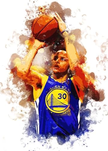 PDSYUCHEN 1000 Teile - Bilder - Gifts - Irregular Puzzle - American Basketball Player 30 Abstract Art Poster - Spiel Für Erwachsene - Tz328Kj von PDSYUCHEN