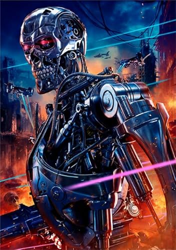 PDSYUCHEN 1000 Teile - Bilder - Gifts - Irregular Puzzle - Classic Film Terminators Art Poster - Familienspaß Schwierige Herausforderung Spielzeug - Tz145Kj von PDSYUCHEN