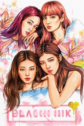 PDSYUCHEN 1000 Teile - Bunt Fun Puzzle - Poster - Gifts - Korea Group Band Blackpinks Art Bilder - Spiele Zur Stressreduktion In Der Familie - Home Decoration - Tz236Kj von PDSYUCHEN