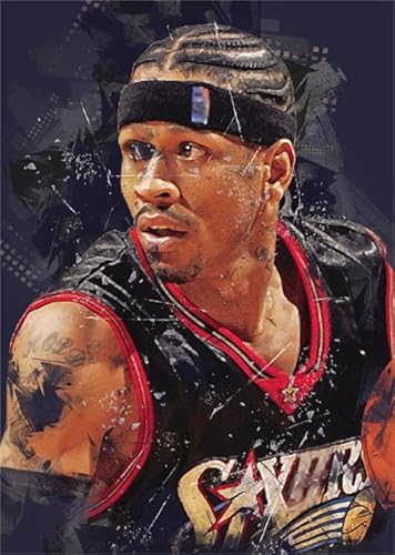 PDSYUCHEN 1000 Teile - Difficult Puzzle - Poster - Gifts - Basketball Player Iversons - Puzzle-Spielzeug Mit Postern Zum Stressabbau Für Erwachsene - Tz20Kj PDSYUCHEN 1000 Teile - Difficult Puzzle - Poster - Gifts - Basketball Player Iversons - Puzzle-Spielzeug Mit Postern Zum Stressabbau Für Erwachsene - Tz20Kj von PDSYUCHEN