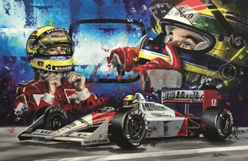 PDSYUCHEN 1000 Teile - Poster - Difficult Puzzle - Gifts - Brazilian Motor Racer F1 - Puzzle-Spielzeug Mit Postern Zum Stressabbau Für Erwachsene - Tz06Kj von PDSYUCHEN