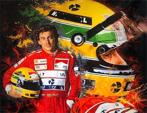 PDSYUCHEN 1000 Teile - Poster - Difficult Puzzle - Gifts - Brazilian Motor Racer F1 - Puzzle-Spielzeug Mit Postern Zum Stressabbau Für Erwachsene - Tz07Kj von PDSYUCHEN
