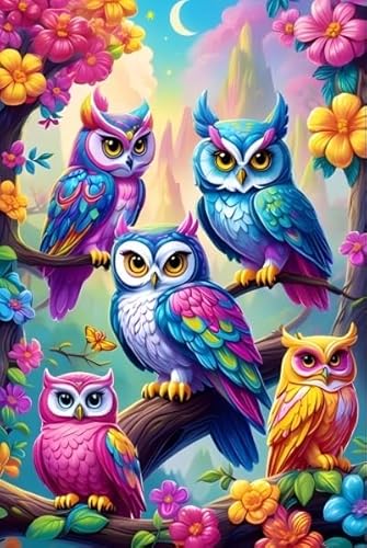 PDSYUCHEN 1000 Teile - Poster - Difficult Puzzle - Gifts - Owlss Bunt Fun Art Bilder - Spiele Zur Stressreduktion In Der Familie - Tz378Kj PDSYUCHEN 1000 Teile - Poster - Difficult Puzzle - Gifts - Owlss Bunt Fun Art Bilder - Spiele Zur Stressreduktion In Der Familie - Tz378Kj von PDSYUCHEN
