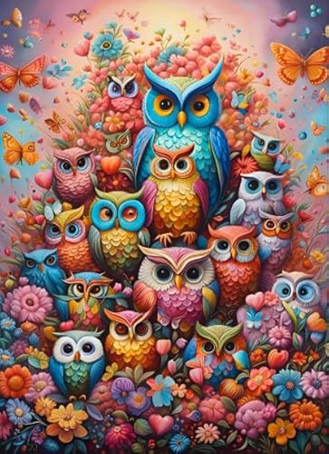 PDSYUCHEN 1000 Teile - Poster - Difficult Puzzle - Gifts - Owlss Bunt Fun Art Bilder - Spiele Zur Stressreduktion In Der Familie - Tz379Kj PDSYUCHEN 1000 Teile - Poster - Difficult Puzzle - Gifts - Owlss Bunt Fun Art Bilder - Spiele Zur Stressreduktion In Der Familie - Tz379Kj von PDSYUCHEN