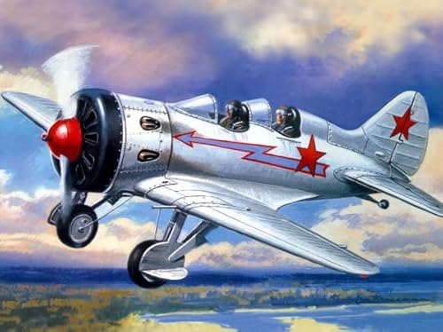 PDSYUCHEN 1000 Teile Puzzle - Poster - Difficult Puzzle - Gifts - Retro Airplaness Art Painting - Stressabbau-Spiel Für Erwachsene – Bild - Tz187Kj von PDSYUCHEN
