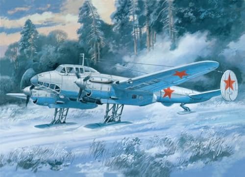 PDSYUCHEN 1000 Teile Puzzle - Poster - Difficult Puzzle - Gifts - Retro Airplaness Art Painting - Stressabbau-Spiel Für Erwachsene – Bild - Tz189Kj von PDSYUCHEN
