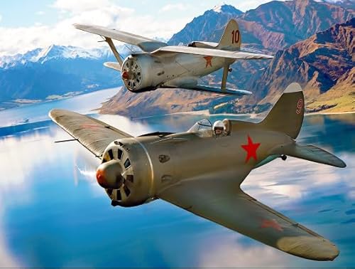 PDSYUCHEN 1000 Teile Puzzle - Poster - Difficult Puzzle - Gifts - Retro Airplaness Art Painting - Stressabbau-Spiel Für Erwachsene – Bild - Tz190Kj PDSYUCHEN 1000 Teile Puzzle - Poster - Difficult Puzzle - Gifts - Retro Airplaness Art Painting - Stressabbau-Spiel Für Erwachsene – Bild - Tz190Kj von PDSYUCHEN