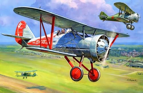 PDSYUCHEN 1000 Teile Puzzle - Poster - Difficult Puzzle - Gifts - Retro Airplaness Art Painting - Stressabbau-Spiel Für Erwachsene – Bild - Tz191Kj von PDSYUCHEN