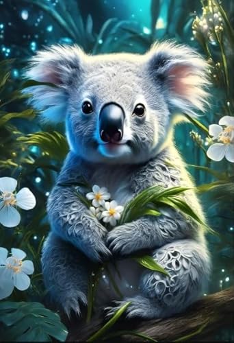 PDSYUCHEN Colour Fun Puzzle - 1000 Stück - Cute Koalass Art Picture - Spielzeug Für Erwachsene Lernspiele Poster - Familienspaß-Heraus for Derungs Spielzeug - Jw16Th von PDSYUCHEN