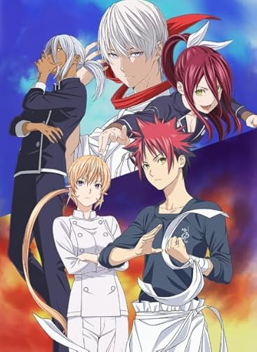 PDSYUCHEN Colour Fun Puzzle -1000 Stück Puzzles - Food Wars！Japanese Animes Poster - Personalisiertes Spielzeug Für Erwachsene Für Kinder - Jw214Th von PDSYUCHEN